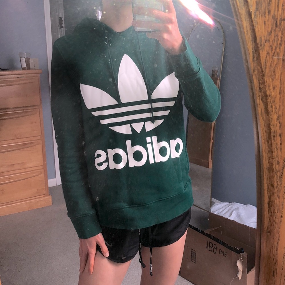 Green Adidas Hoodie (Last price drop)